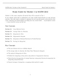 Calculus II Study Exam notes (Practice questions and answers)