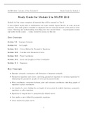 Calculus II Study Exam notes (Practice questions and answers)