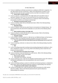 NURS 307 | ATI PROCTORED PEDS Complete Test Answers_all correct. Course NURS 307 Institution West Coast University 1. A nurse is completing an admission assessment on an adolescent child who is a vegetarian. He eats milk products but does not like beans. 