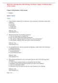 BIOLOGY 206 OpenStax Microbiology Test Bank- Chapter 10: Biochemistry of the Genome Latest