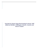 Test bank for Clayton's Basic Pharmacology for Nurses, 18th Edition by Michelle J. Willihnganz, Samuel L. Gurevitz, and Bruce D. Clayton