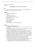 Biochem Lab 1 Report - Analysis of Lipids from a Quail Egg