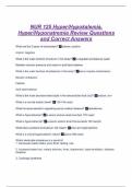 NUR 125 Hyper/Hypokalemia, Hyper/Hyponatremia Review Questions and Correct Answers