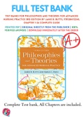 Test Bank For Philosophies and Theories for Advanced Nursing Practice 3rd Edition By Janie B. Butts 9781284112245 Chapter 1-26 Complete Guide .