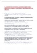 Nims 800 NEWEST 2024 WITH COMPLETE QUESTIONS AND CORRECT VERIFIED ANSWERS (DETAILED ANSWERS) ALREADY GRADED A+ 100% GUARANTEED TO PASS CONCEPTS!!! A guiding principle of the National Response Framework is that: - ANSW..Effective partnership relies on enga