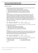 Chapter 25: Assessment of Respiratory System Lewis: Medical-Surgical Nursing, 10th Edition Test Complete Updated Spring 22/23. 