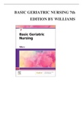 Basic Geriatric Nursing 7th Edition Williams Test Bank