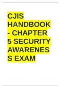 CJIS SECURITY EXAMS BUNDLE