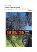 Test Bank for Biochemistry: Concepts and Connections, 2nd Edition (Appling, 2019) 