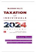 TEST BANK For McGraw-Hill's Essentials of Federal Taxation 2024 Edition, 15th Edition By Brian Spilker, Benjamin Ayers, Verified Chapters 1 - 17, Complete