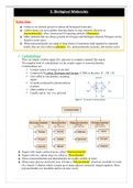 5090 Biology - Unit 3 Biological Molecules