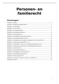 Samenvatting Personen en Familierecht 