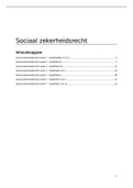 Aantekeningen Sociaal Zekerheidsrecht