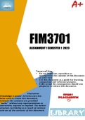 FIM3701 ASSIGNMENT 1 SEMESTER 1 2023