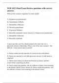 NUR 1025 Final Exam Review questions with correct answers.