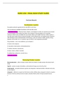 NURS 5334 - Final Exam Study Guide.