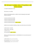 CSE 110 exam 3 multiple choice |97 questions| with correct answers