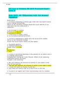 ATI Care of Children RN 2019 Proctored Exam - Level 3!   Peds 2019. All 70Questions with the Answers Higlighted