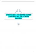 UPDATED 2024 FNP BOARD REVIEW  QUESTIONS WITH ACCURATE  ANSWERS