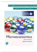 TEST BANK For Microeconomics Global Edition 9th Edition by Jeffrey M. Perloff, Verified Chapters 1 - 20, Complete Newest Version