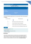 NUR 2310 Uworld Prioritization (Leadership & Management Concepts) complete test