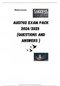 AUI3702 EXAM PACK 2024/2025  {QUESTIONS AND ANSWERS }