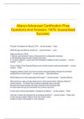   Alteryx Advanced Certification Prep Questions And Answers 100% Guaranteed Success.