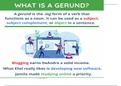 English Grammar presentation (gerund)