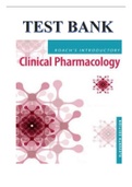 Test Bank for Roach's Introductory Clinical Pharmacology 11th Edition Ford 