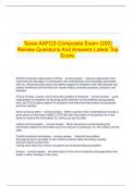   Texes AAFCS Composite Exam (200) Review Questions And Answers Latest Top Score.