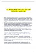  RICA SUBTEST 1 QUESTIONS AND ANSWERS RATED A+.