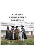 COM2601 Assignment 3 PORTFOLIO (COMPLETE ANSWERS) Semester 2 2024 - DUE November 2024