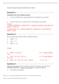 CHEM 103 Final Exam 2023 Portage