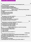 SOLAS QUIZ 1 VERIFIED SOLUTION GRADED A+