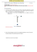 PHY250L Lab 5 Circular Motion & Gravity