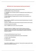 NU Bio 201 Ch. 3 Exam Questions And Accurate Answers