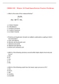 CHEM 102 – Winter 18 Final Exam Review Practice Problems,100% CORRECT