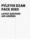 PVL3702 EXAM PACK 2023