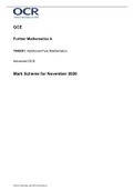 OCR FURTHER MATHEMATICS Y545-01 MS Nov20