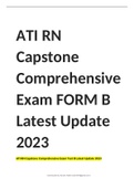 ATI RN Capstone Comprehensive Exam Test B Latest Update 2023