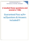 Hesi Psych Mental Health Exit Exam (V1, V2, V3) (TB) Study Guide w/ Brand New Q&A Included!! A++ 2023/2024