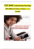 TEST BANK For Understanding Psychology, 15th Edition By Robert Feldman, All 1-17 Chapters Covered ,Latest Edition ISBN:9781260829464