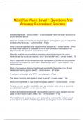 Nicet Fire Alarm Level 1 Questions And Answers Guaranteed Success.