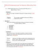 NURS 6630 Psychopharmacology Test Submission: Midterm Exam Week 6 ,100% CORRECT