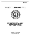 SCRS 101 Fundamentals of Refrigeration Teat Bank Completely Solved