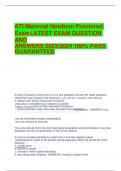 (2023 / 2024) ATI Maternal Proctored Exam (3 Different Version Exam) with NGN Questions and Verified Rationalized Answers, 100% Guarantee Pass