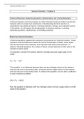 Chemical Reactions(Ch.4): balancing equations, stoichiometry, and limiting reactants