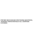 FNP MSN 560 TEST BANK EXAM 2023  QUESTIONS, ANSWERS AND RATIONALES ALL CHAPTERS COVERED.