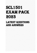 SCL1501 EXAM PACK 2023