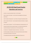 ECED 345 Final Exam Practice Questions and Answers